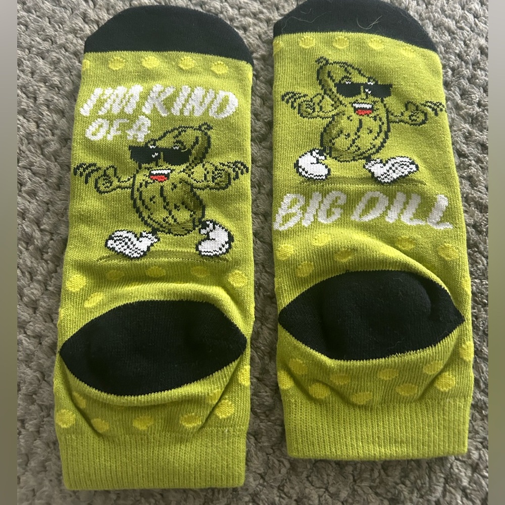 Pickle-Themed Novelty Socks
